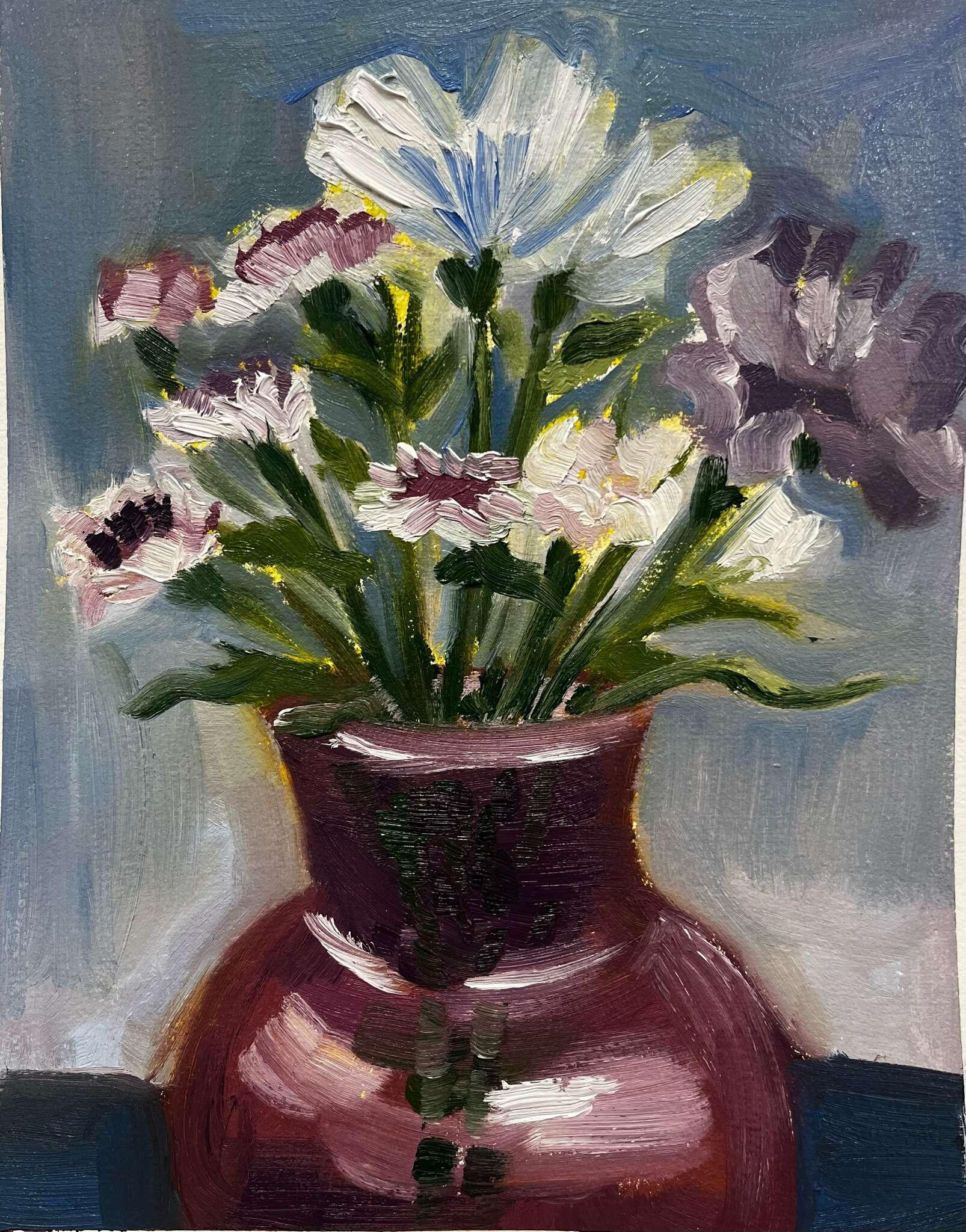 Flower still life (Oil Painting)